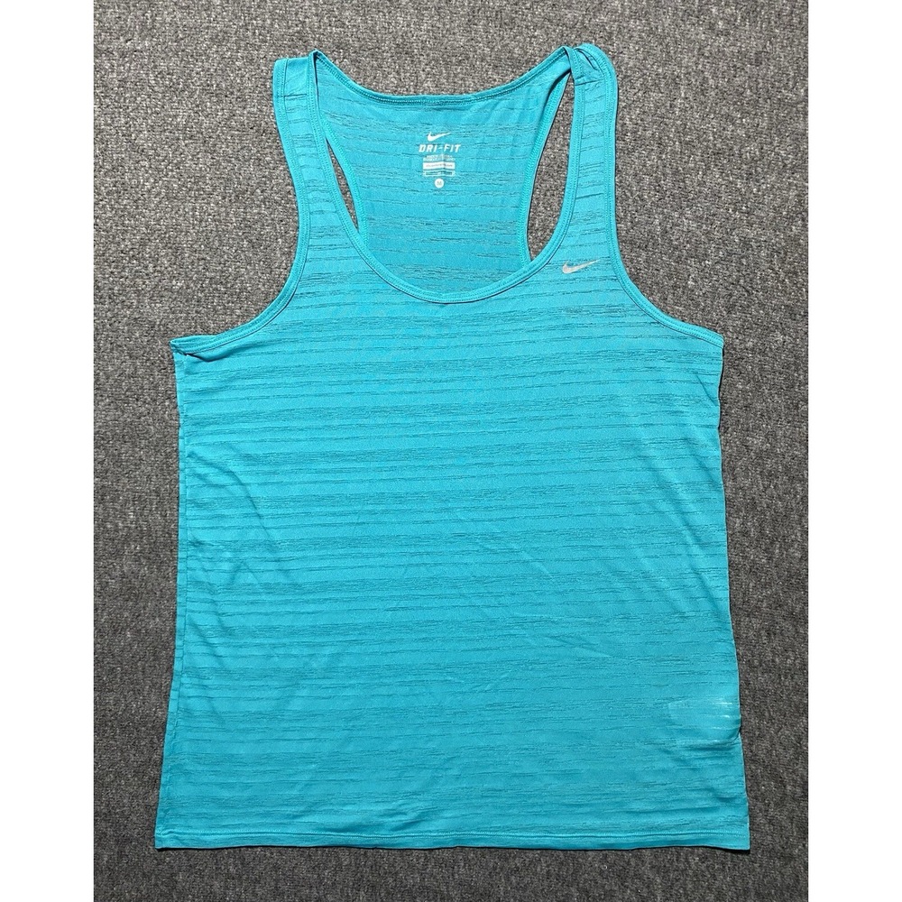 Nike Womens Dry Fit Blue Tank Top Size M
